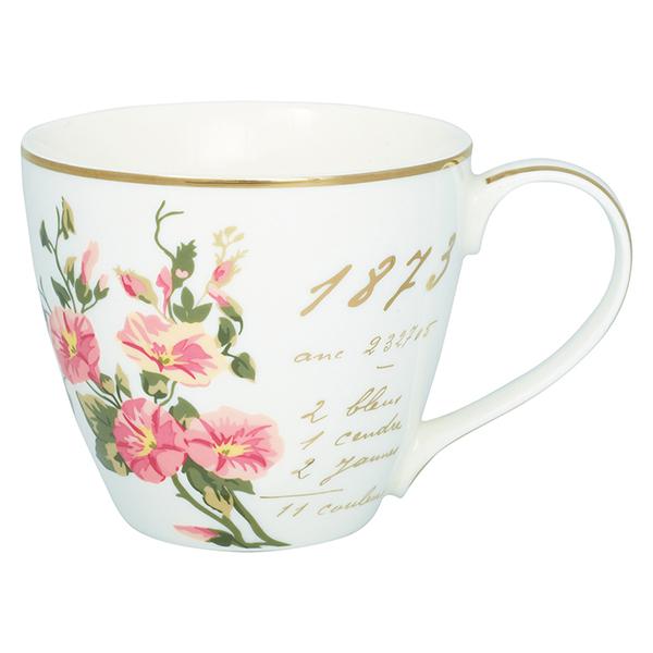 GreenGate Henkeltasse "Jacobe" white